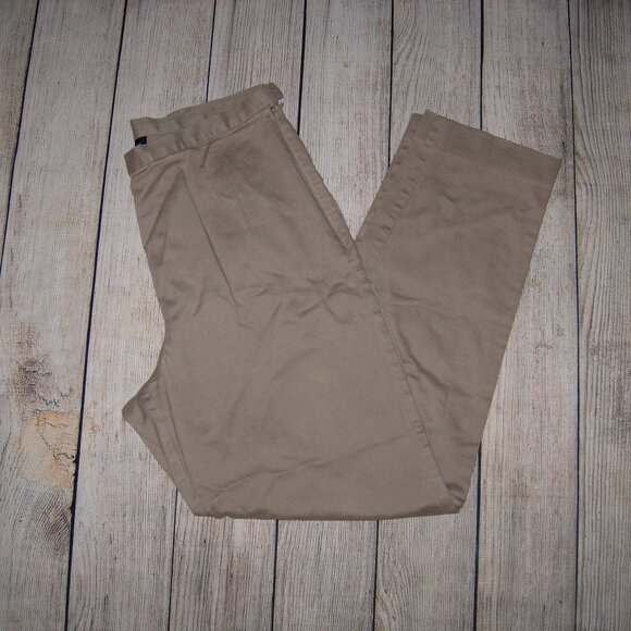 Ann Taylor Stretch Tan Pants 14 - Picture 1 of 5